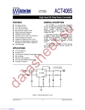 ACT4065SH-T datasheet  