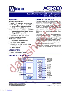 ACT5830 datasheet  