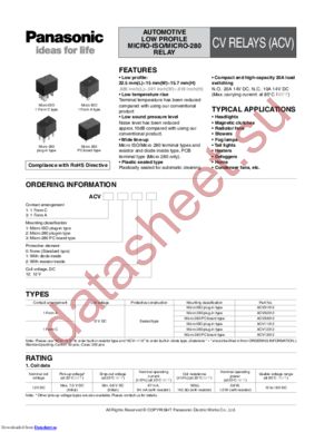 ACV31212 datasheet  