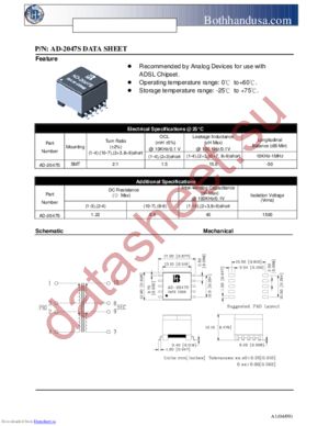 AD-2047S datasheet  