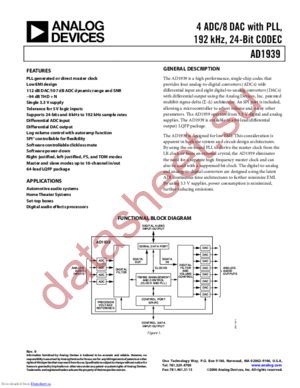 AD1939Y datasheet  