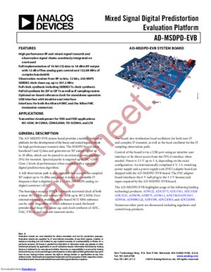 AD-MSDPDX2500-EVB datasheet  