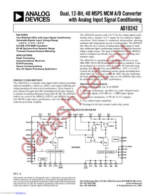 AD10242PCB datasheet  