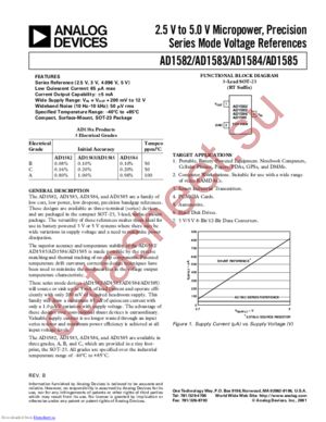 AD1582BRT-Reel datasheet  