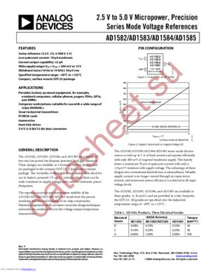 AD1585CRTZ-REEL7 datasheet  