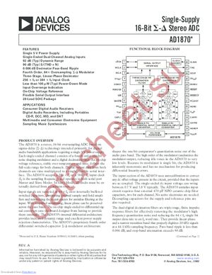 AD1870_02 datasheet  