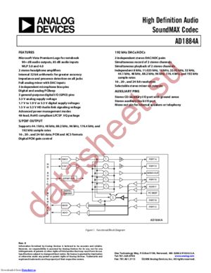 ad1884a datasheet  