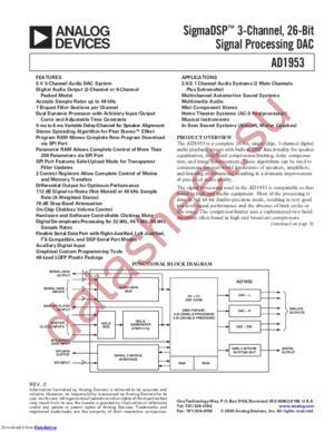 AD1953EB datasheet  