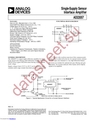 AD22057R-REEL datasheet  