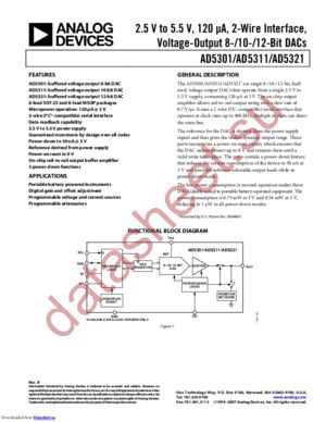 AD5311BRMZ1 datasheet  