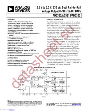 AD5323ARUZ1 datasheet  