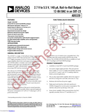 AD5320BRTZ-REEL1 datasheet  