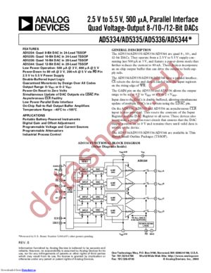 AD5336BRU-REEL datasheet  