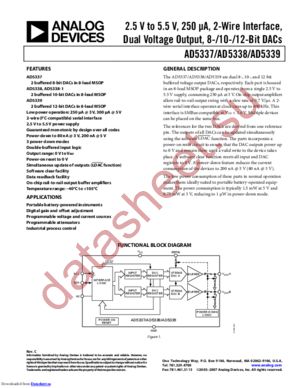 AD5337ARMZ-REEL71 datasheet  