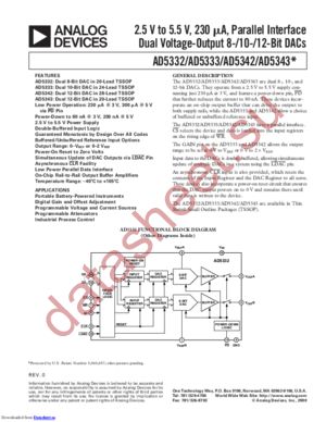 AD5333BRU-REEL7 datasheet  