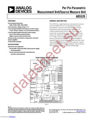 AD5520JSTZ datasheet  