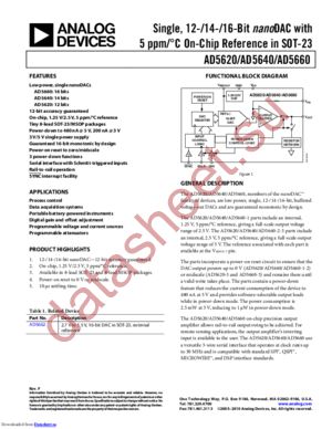 AD5660CRMZ-2 datasheet  