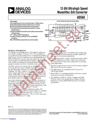 AD568K datasheet  