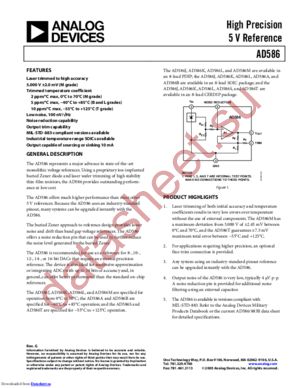 AD586BRZ-REEL71 datasheet  