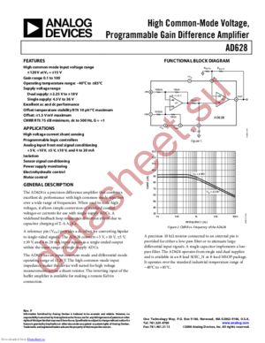 AD628ARZ1 datasheet  