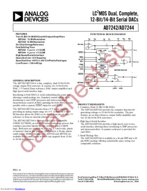 AD7244JRZ-REEL datasheet  