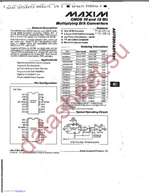 AD7521LQ datasheet  