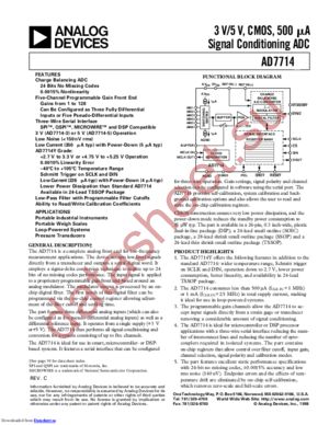 AD7714AR-5Z datasheet  