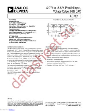 AD7801BRUZREEL7 datasheet  