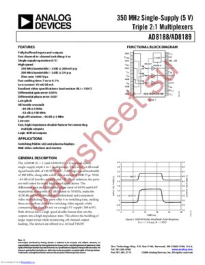 D8189 datasheet  