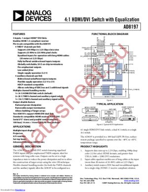 AD8197ASTZ datasheet  