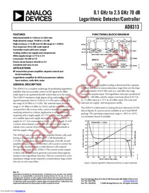 AD8313ARMZ-REEL7 datasheet  