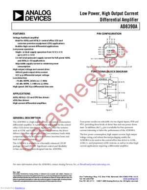 AD8390AACPZ-R7 datasheet  