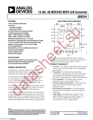 AD9244BST65 datasheet  