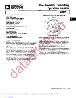 AD9611 datasheet  