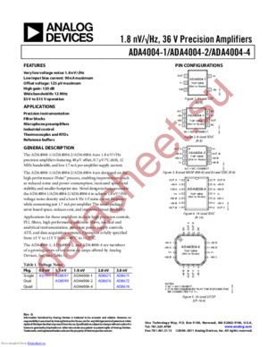 ADA4004-2ARZ-RL datasheet  