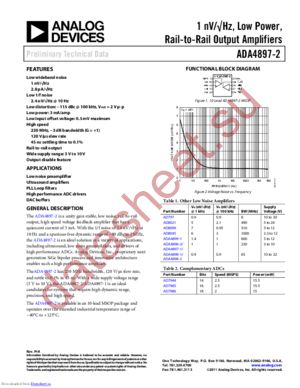 ADA4897-2ARMZ-RL datasheet  