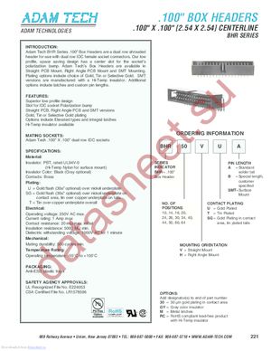 BHR-20-HSGA-LL datasheet  