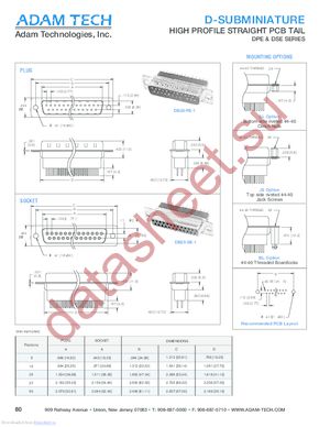 DA15SE1-SL datasheet  