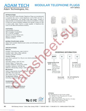 MTP88G datasheet  