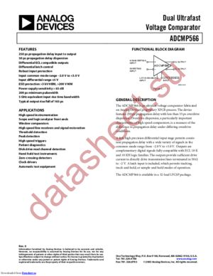 EVAL-ADCMP566BCPZ datasheet  