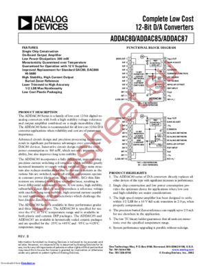 ADDAC80Z-CBI-V2 datasheet  