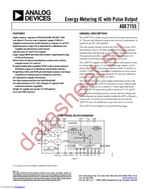 ADE7755ARSZ1 datasheet  