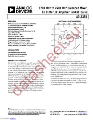 ADL5355-EVALZ datasheet  