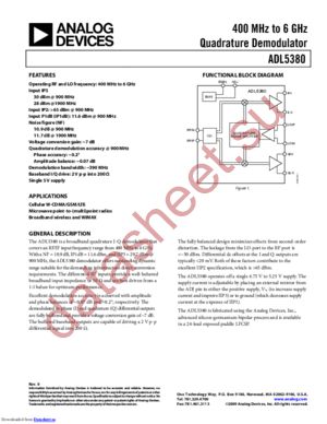 ADL5380-29A-EVALZ datasheet  