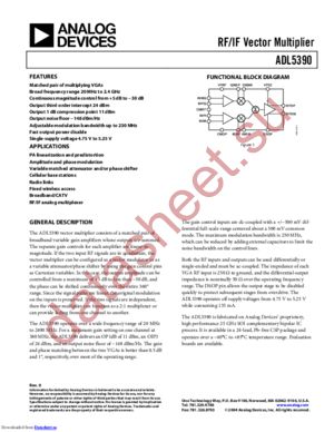 ADL5390ACP-REEL7 datasheet  
