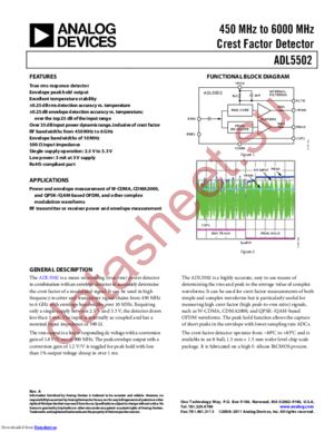 ADL5502ACBZ-P7 datasheet  