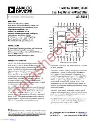 ADL5519ACPZ-R2 datasheet  