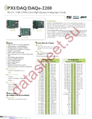 PXI-2208 datasheet  