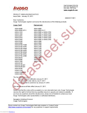 ADNS-5700-H3PB datasheet  