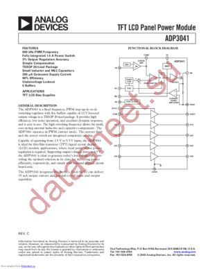 ADP3041ARU datasheet  